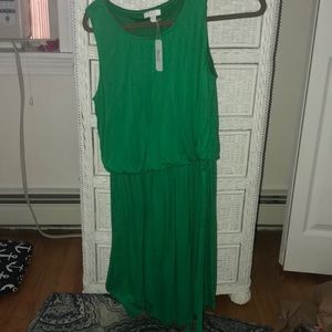 NWT Charming Charlie’s Limited Edition Green Dress